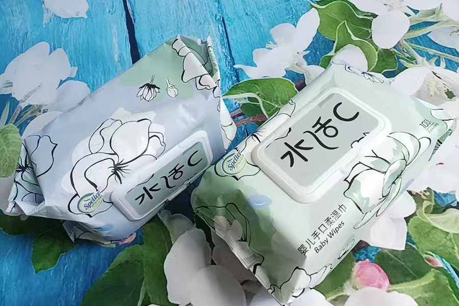 婴儿手口柔湿巾